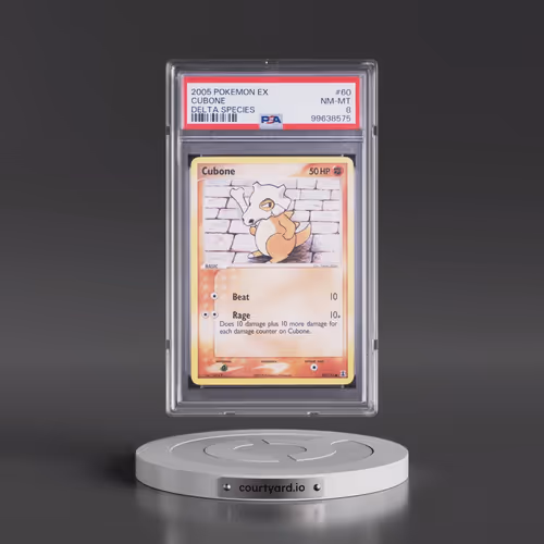 2005 Pokémon EX Delta Species #60 Cubone (PSA 8 NM-MT)