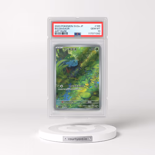 2023 Pokémon Sv2a-Pokemon 151 #166 Bulbasaur - Art Rare (PSA 10 GEM MINT)