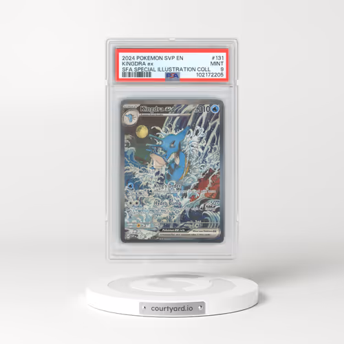 2024 Pokémon Svp EN-SV Black Star Promo #131 Kingdra EX - Holo Shrouded Fable Special Illustration Collection (PSA 9 MINT)