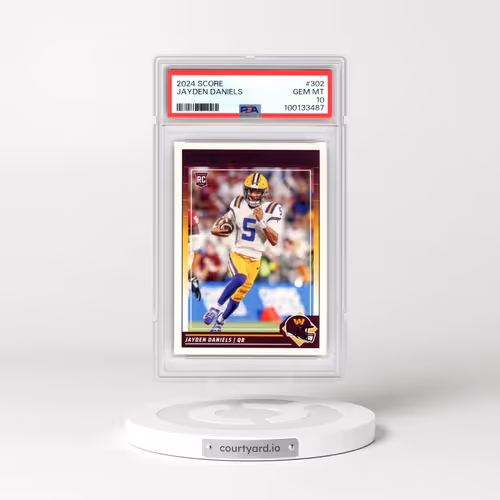 2024 Panini Score #302 Jayden Daniels (PSA 10 GEM MINT)