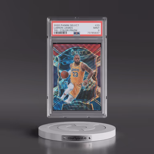 2020 Panini Select #23 LeBron James - Tri-Color Prizm (PSA 9 MINT)