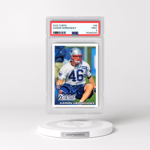 2010 Topps #96 Aaron Hernandez (PSA 9 MINT)