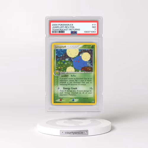 2004 Pokémon EX Team Rocket Returns #11 Jumpluff - Reverse Foil (PSA 7 NM)
