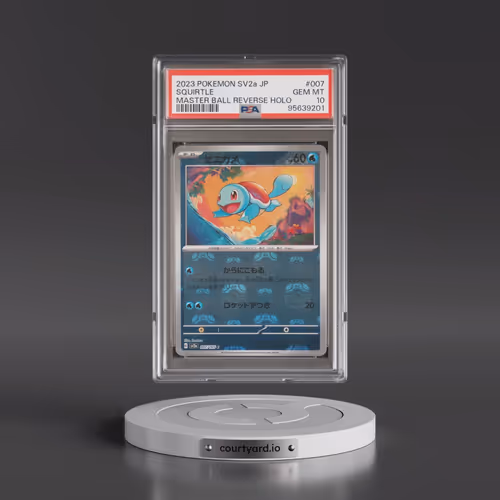 2023 Pokémon Sv2a-Pokémon 151 #007 Squirtle - Reverse Holo Master Ball (PSA 10 GEM MINT)