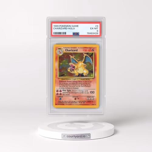 1999 Pokémon Game #4 Charizard - Holo (PSA 6 EX-MT)