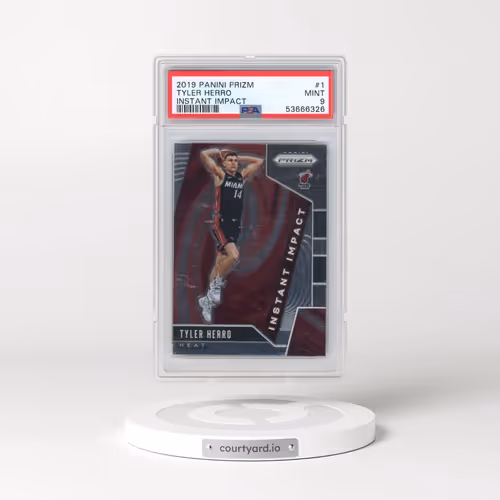 2019 Panini Prizm Instant Impact #1 Tyler Herro (PSA 9 MINT)