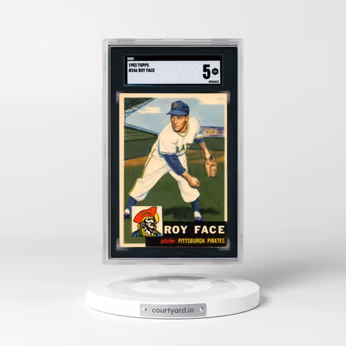 1953 Topps #246 Roy Face (SGC 5 EX)
