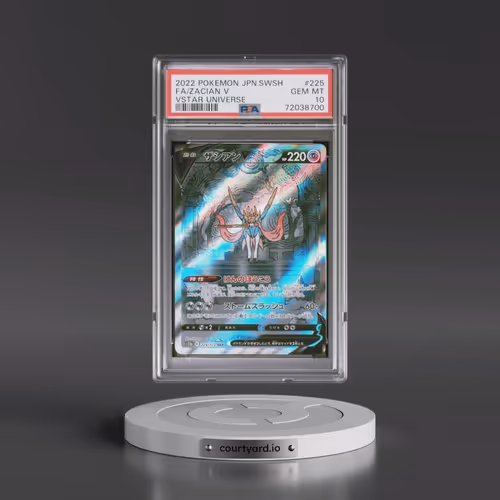 2022 Pokémon Sword & Shield Vstar Universe #225 Zacian V - Holo Full Art (PSA 10 GEM MINT)