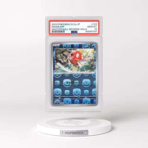 2023 Japanese Pokémon Card 151 #129 Magikarp - Reverse Holo Master Ball (PSA 10 GEM MINT)