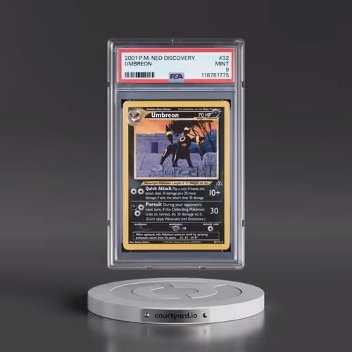 2001 Pokémon Neo Discovery #32 Umbreon (PSA 9 MINT)