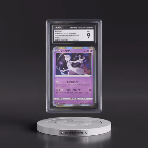 2022 Incandescent Arcana #035/068 Mewtwo - Holo (CGC 9 MINT)