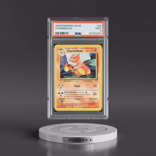 1999 Pokémon Game #24 Charmeleon (PSA 9 MINT)