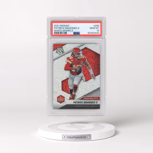 2021 Panini Mosaic #288 Patrick Mahomes II - White Sparkle (PSA 10 GEM MINT)