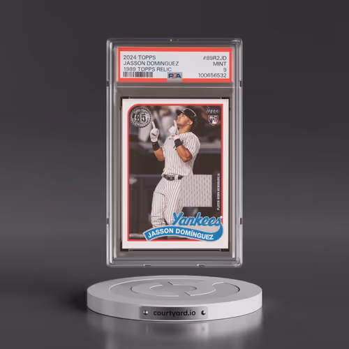 2024 Topps 1989 Topps Baseball Relics #89R2JD Jasson Dominguez - Series 2 (PSA 9 MINT)