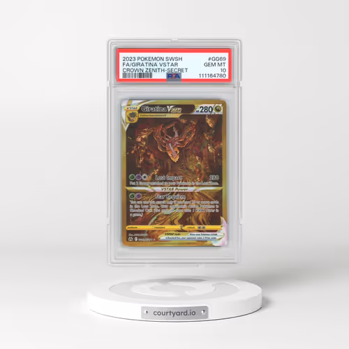 2023 Pokémon Sword and Shield Crown Zenith #GG69 Giratina Vstar - Full Art Secret (PSA 10 GEM MINT)