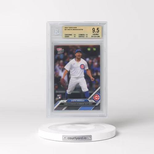 2024 Topps Now #27 Shota Imanaga (BGS 9.5 GEM MINT)