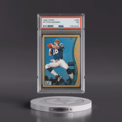 1998 Topps #360 Peyton Manning (PSA 7 NM)