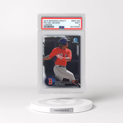 2016 Bowman Draft #BDC160 Rafael Devers - Chrome (PSA 9 MINT)