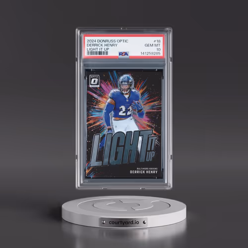 2024 Panini Donruss Optic Light It Up #18 Derrick Henry (PSA 10 GEM MINT)