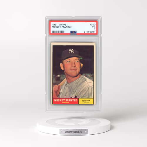 1961 Topps #300 Mickey Mantle (PSA 3 VG)