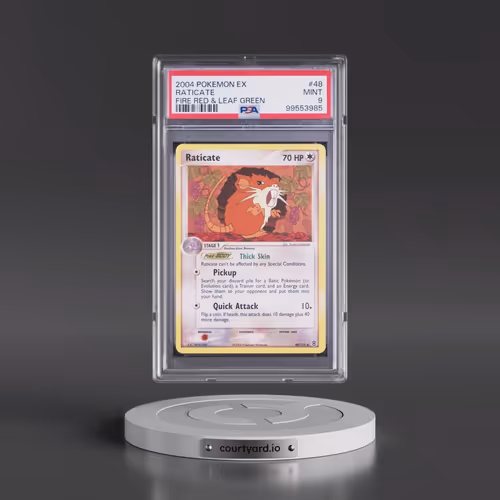 2004 Pokémon EX Fire Red & Leaf Green #48 Raticate (PSA 9 MINT)