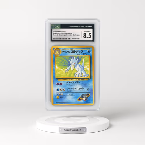 1999 Gym 2: Challenge from the Darkness #55 Sabrina's Golduck (CGC 8.5 NM-MT+)