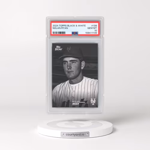 2024 Topps Black and White #108 Nolan Ryan (PSA 10 GEM MINT)