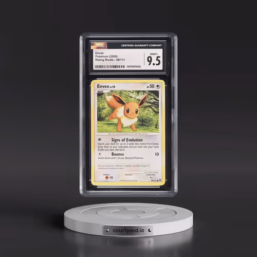 2009 Rising Rivals #59/111 Eevee (CGC 9.5 MINT+)