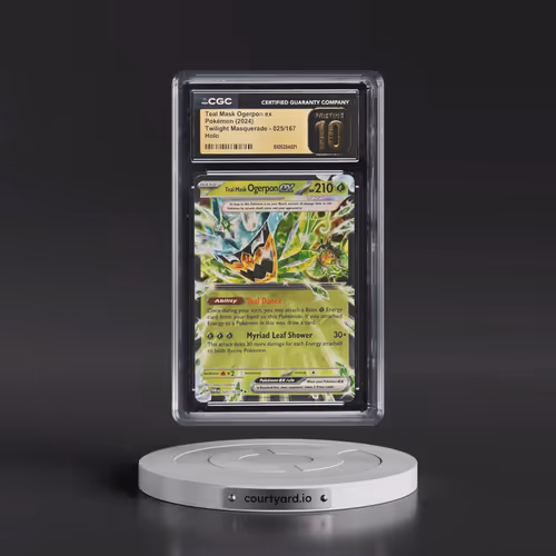 2024 Pokémon Twm EN-Twilight Masquerade #025 Teal Mask Ogerpon EX - Holo (CGC 10 PRISTINE)