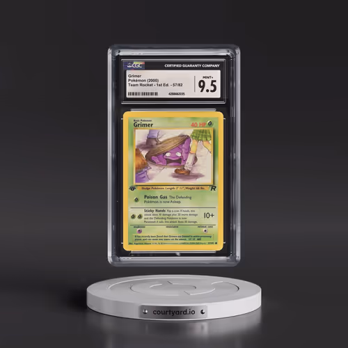 2000 Team Rocket #57/82 Grimer - 1st Edition 1st Edition (CGC 9.5 MINT+)