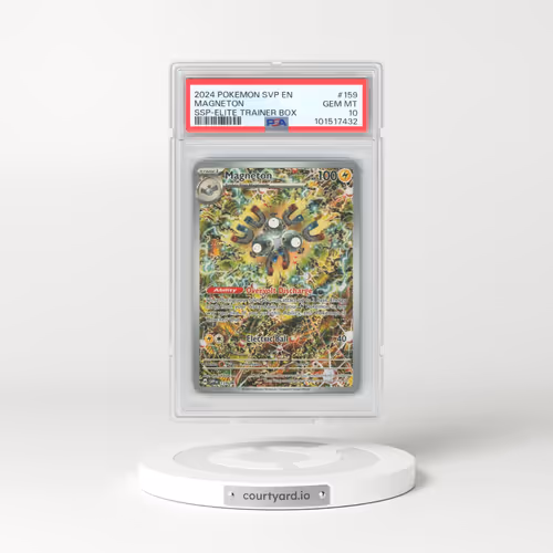 2024 Pokémon Svp EN-SV Black Star Promo #159 Magneton - Surging Sparks Elite Trainer Box (PSA 10 GEM MINT)