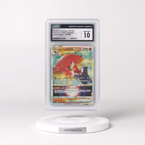 2022 Battle Region #045/067 Hisuian Decidueye VSTAR - Holo (CGC 10 GEM MINT)