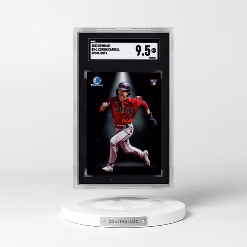 2023 Bowman #BS-1 Corbin Carroll - Spotlights (SGC 9.5 MINT+)