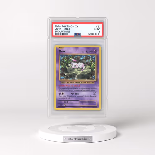 2016 Pokémon XY Evolutions #53 Mew - Holo (PSA 9 MINT)