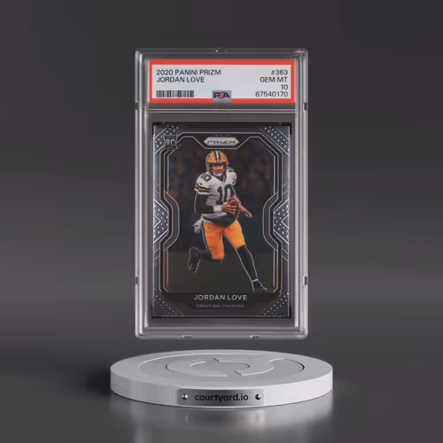2020 Panini Prizm #363 Jordan Love (PSA 10 GEM MINT)