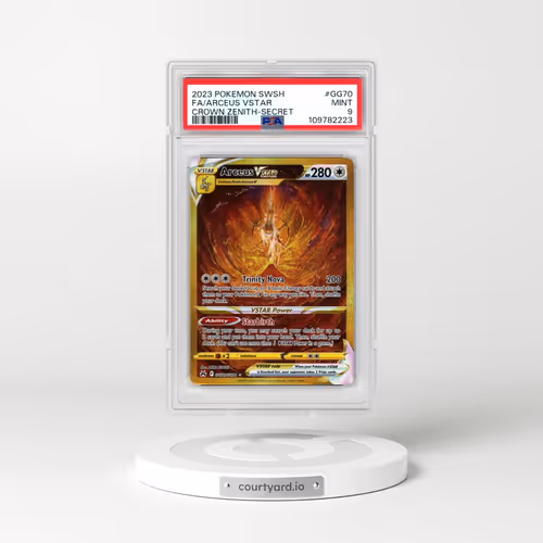 2023 Pokémon Sword and Shield Crown Zenith #GG70 Arceus Vstar - Full Art Secret (PSA 9 MINT)