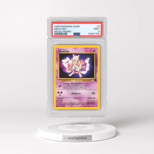 1999 Pokémon Game Movie #3 Mewtwo - Movie Promo (PSA 9 MINT)