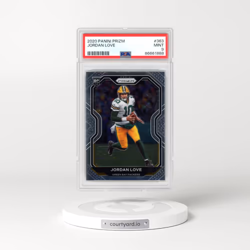 2020 Panini Prizm #363 Jordan Love (PSA 9 MINT)
