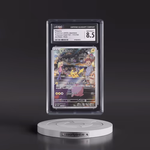 2023 Pokémon Card 151 #173/165 Pikachu - Art Rare Holo (CGC 8.5 NM-MT+)