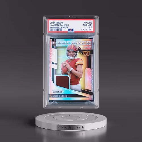 2024 Panini Prizm Premier Jerseys #PJJDS Jayden Daniels (PSA 8.5 NM-MT+)