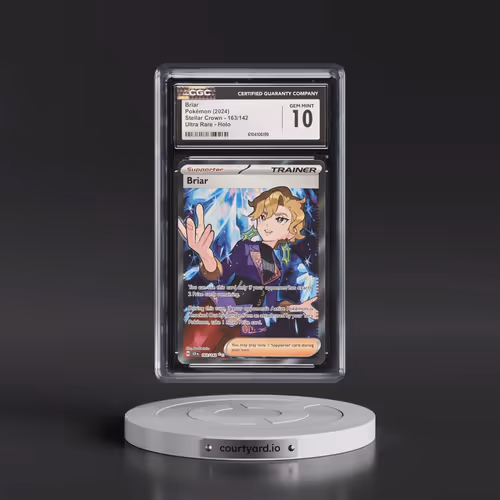2024 Pokémon Scr EN-Stellar Crown #163 Briar - Ultra Rare (CGC 10 GEM MINT)