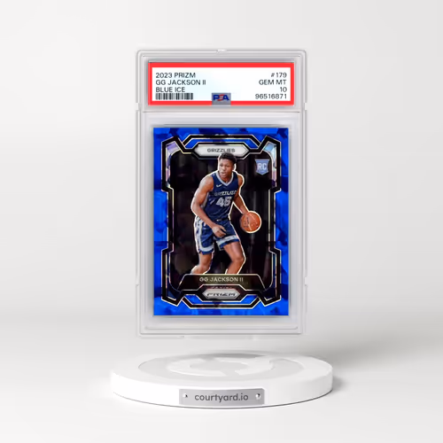 2023 Panini Prizm #179 GG Jackson II - Blue Ice (PSA 10 GEM MINT)