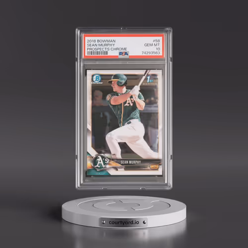 2018 Bowman Prospects Chrome #58 Sean Murphy (PSA 10 GEM MINT)