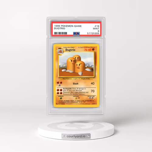 1999 Pokémon Game #19 Dugtrio (PSA 9 MINT)
