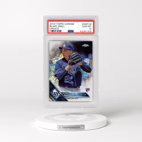 2016 Topps Chrome Update #HMT26 Blake Snell (PSA 10 GEM MINT)