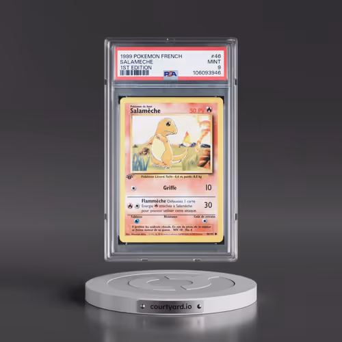 1999 Pokémon #46 Salameche - 1st Edition (PSA 9 MINT)