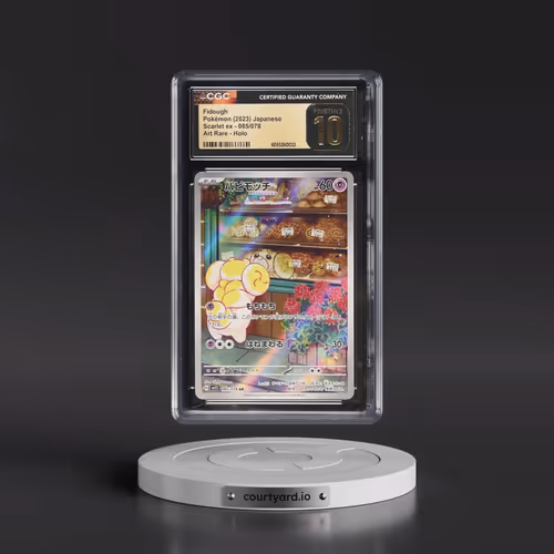 2023 Scarlet ex #085/078 Fidough - Art Rare Holo (CGC 10 PRISTINE)