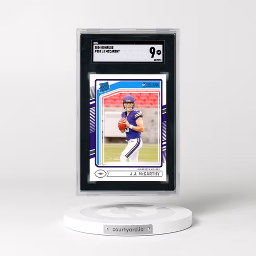 2024 Donruss #303 Jj Mccarthy (SGC 9 MINT)