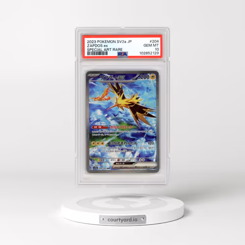 2023 Pokémon Sv2a-Pokemon 151 #204 Zapdos EX - Holo Special Art Rare (PSA 10 GEM MINT)