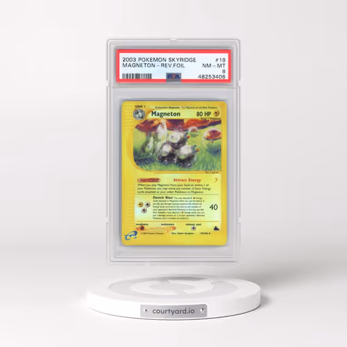 2003 Pokémon Skyridge #19 Magneton - Reverse Foil (PSA 8 NM-MT)